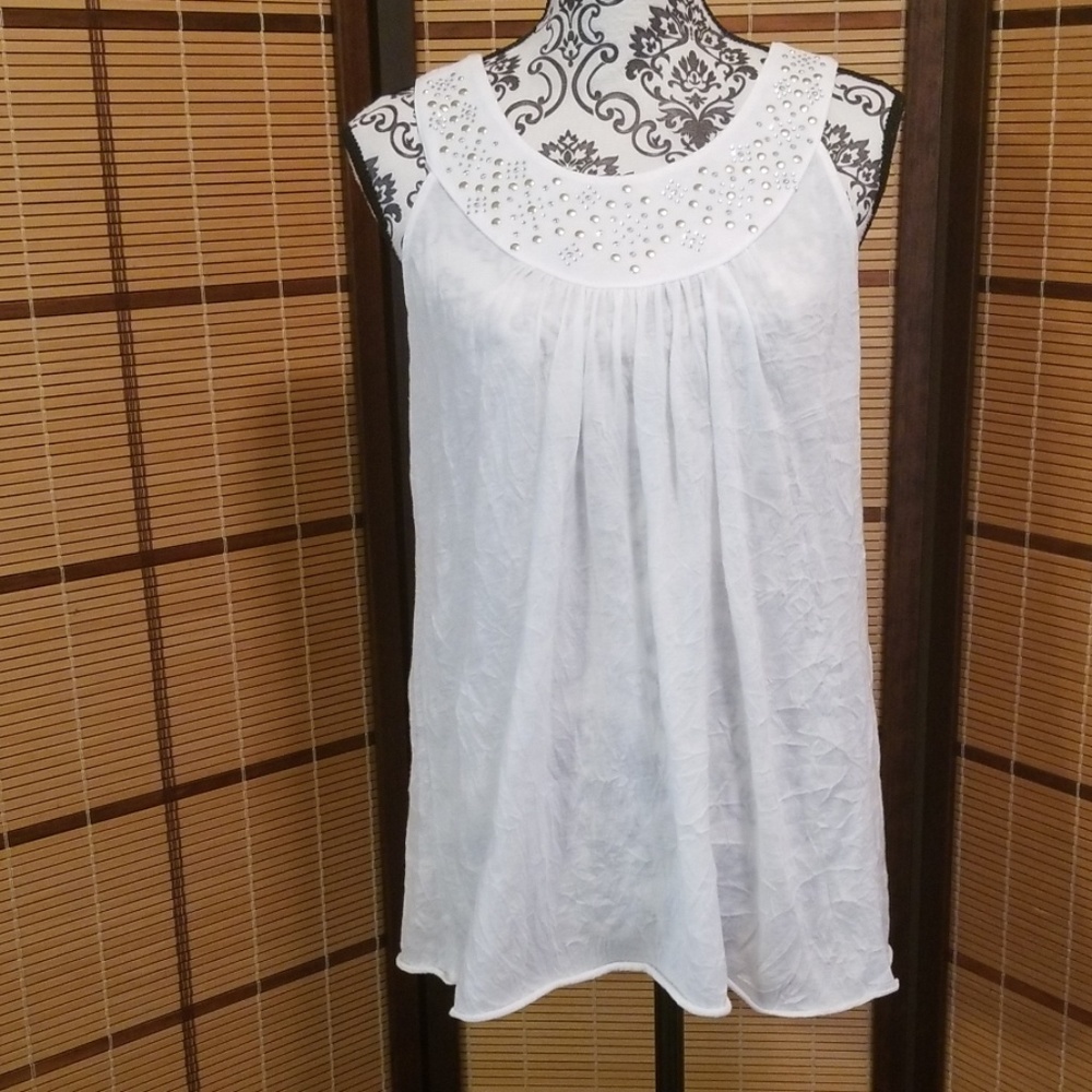 Women's French Laundry studded tank top